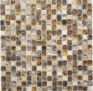 Mosaic tile Translucent beige brown Glass mosaic Crystal stone beige brown MOS92-1303_f