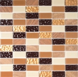 self-adhesive mosaic tile natural stone beige brown tile backsplash MOS200-4MS75