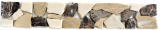 Marble natural stone beige cream brown border Castanao Biancone wall bathroom kitchen floor WC sauna - MOSBor-BC1213