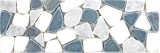 Marble border border gray white black anthracite natural stone border wall bathroom kitchen floor WC sauna - MOSBOR-GW19