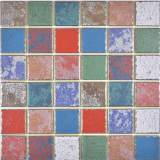 Ceramic mosaic tile colorful vintage retro used look mosaic tile wall tile backsplash kitchen - MOS24-1234