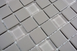 Hand-painted mosaic tile ceramic gray unglazed glass mosaic shower tray MOS18-0202-R10_m