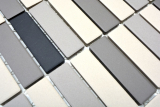 Hand pattern mosaic tile ceramic light beige gray rods unglazed shower tray floor tile MOS24B-0208-R10_m