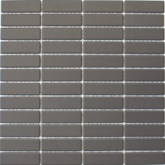 Rod mosaic tile ceramic gray brown mud unglazed non-slip shower tray bathroom tile kitchen bathroom - MOS24-CUST051