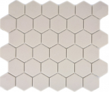 Mosaic tile ceramic hexagon light beige unglazed MOS11B-1202-R10_f