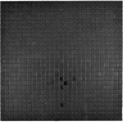 self-adhesive metal look aluminum black matt/glossy brushed tile backsplash kitchen wall MOS200-L1B