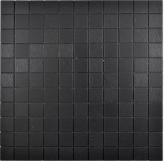 self-adhesive mosaic tile metal aluminum black anthracite matt brushed tile backsplash kitchen backsplash MOS200-L3B