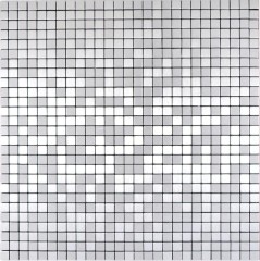 self-adhesive mosaic tile metal aluminum silver matt brushed tile backsplash kitchen backsplash MOS200-L5S