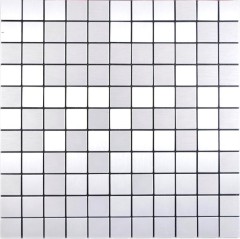 self-adhesive silver metal mosaic mat aluminum tile backsplash kitchen backsplash MOS200-L7S