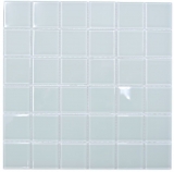 Glass mosaic glass mosaic white green tint mosaic tile wall tile backsplash kitchen shower bathroom