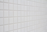 Hand pattern mosaic tile ceramic WHITE MATT wall tile backsplash kitchen bathroom shower MOS18-0111_m