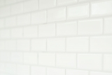 Hand-painted mosaic tile ceramic brick white matt bathtub cladding MOS24-03WM_m