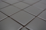 Hand-painted mosaic tile ceramic gray metal matt tile backsplash kitchen backsplash MOS16B-0211_m