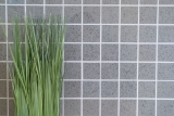 Hand-patterned mosaic tile backsplash quartz composite artificial stone Artificial gray MOS46-ASM43_m