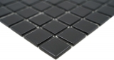 Hand-painted mosaic tile Translucent black Glass mosaic Crystal black MOS60-0304_m