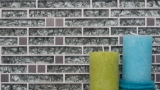 Hand sample mosaic tile Tile mirror translucent stainless steel green-grey composite glass mosaic Crystal steel stone green-grey MOS87-MV728_m