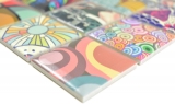 Hand pattern colorful retro style mosaic tiles POP UP ART design kitchen splashback MODERN MOS14-1606_m