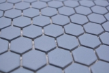 Hand pattern ceramic mosaic hexagon blue-green R10B shower tray floor tile mosaic tile kitchen bathroom floor MOS11H-0405-R10_m
