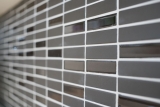 Hand pattern mosaic tile ceramic rods brown unglazed glass shower tray floor tile MOS24-1313-R10_m