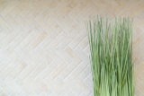 Mosaic tile ceramic herringbone stone look light beige tile backsplash kitchen MOS24-SO54_f | 10 mosaic mats