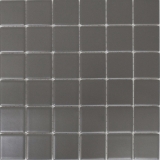 Mosaic tile ceramic gray metal matt backsplash MOS16B-0211_f