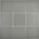 Mosaic tile ceramic metal matt kitchen splashback MOS23-2201_f
