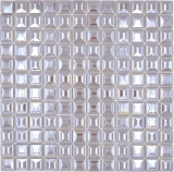Mosaic tile ECO GLAS coffee metallic 3DF MOS350-24_f | 10 mosaic mats