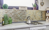 Mosaic tile Translucent composite glass mosaic Crystal EP gold glass MOS86-0107_f | 10 mosaic mats