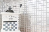 Mosaic splashback stainless steel silver silver brushed steel Kitchen splashback MOS129-CE15D_f