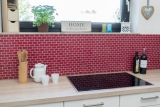 Mosaic tiles quartz composite artificial stone Brick Artificial red MOS46-ASMB4_f