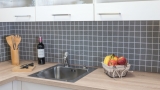 Mosaic tiles quartz composite artificial stone Artificial gray MOS46-ASM43_f